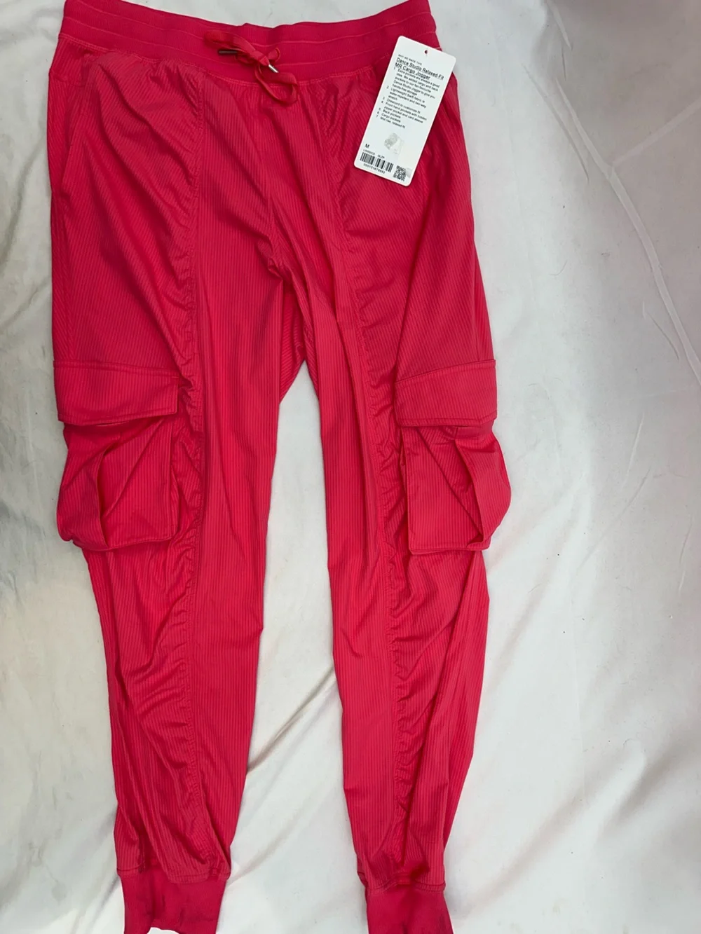 lululemon athletica Dance Studio Cargo Joggers in Bright Pink M NWTS